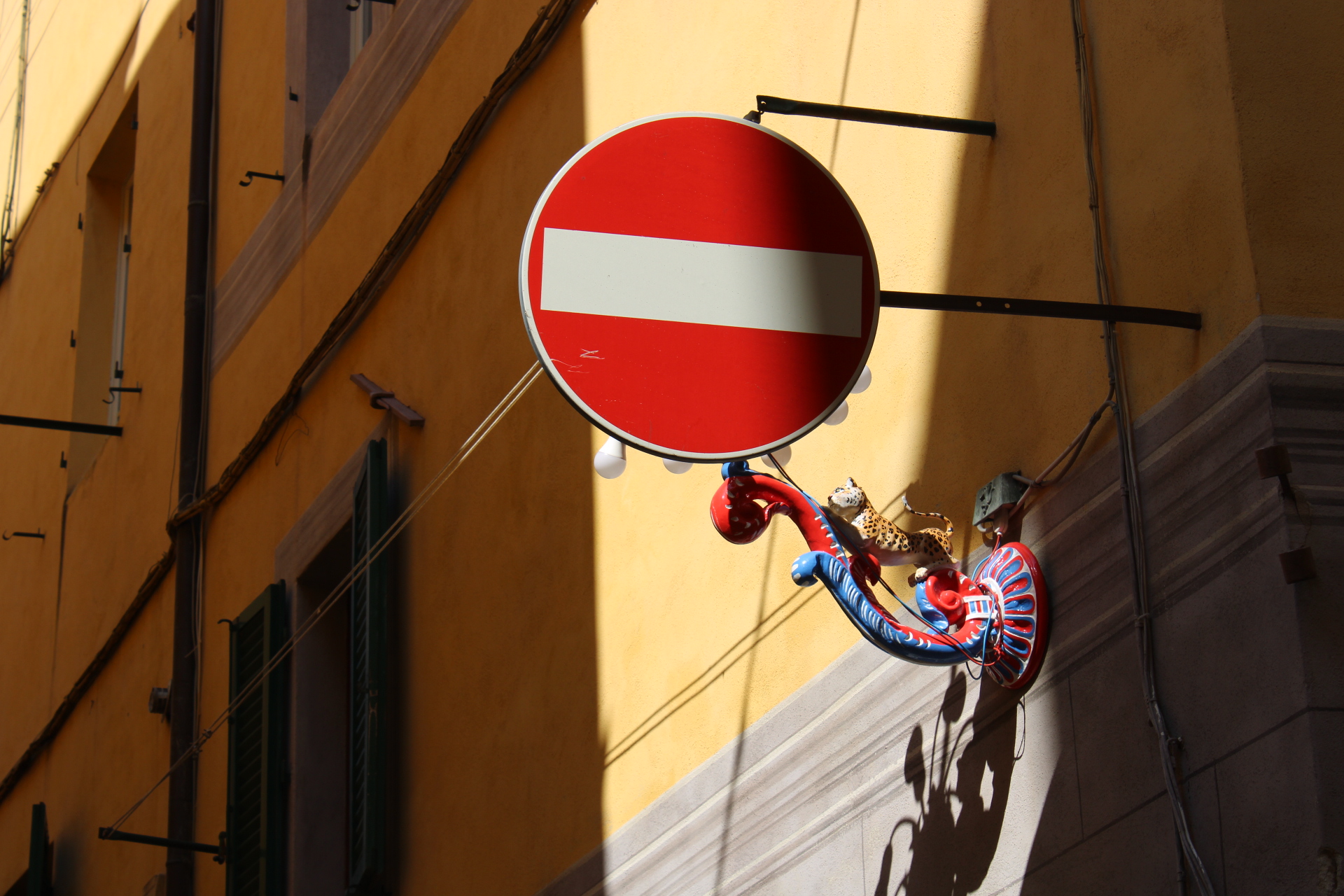 Decorated sign handle